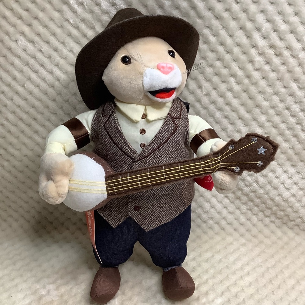 KIA Soul Mascot Plush Hamstar Hamster Playing Banjo Stuffed Animal Toy with Tags